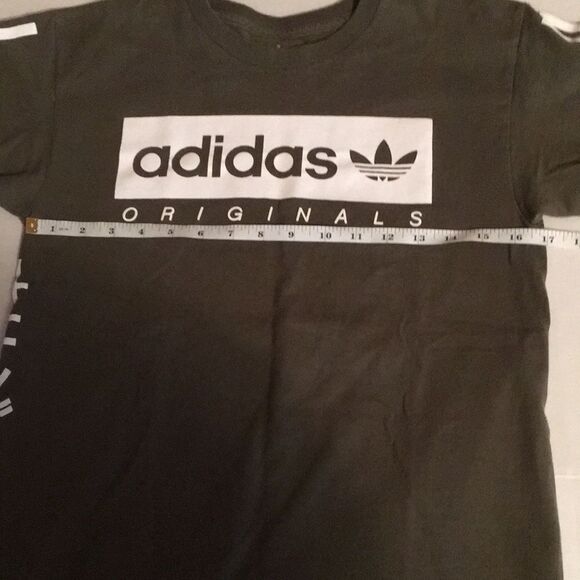 Adidas Originals Olive Green T-Shirt Size Small - Picture 7 of 8
